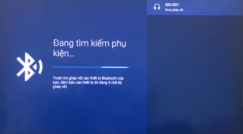 Loa Bluetooth đã được kết nối với Tivi Loa Bluetooth đã được kết nối với Tivi