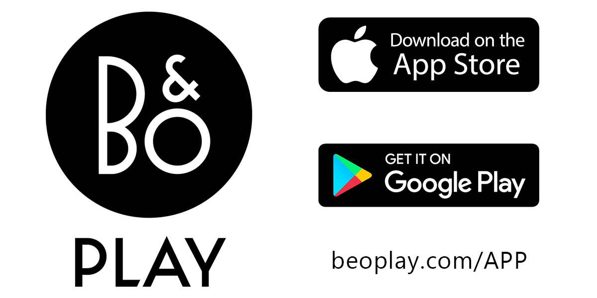 Bạn có thể tải về ứng dụng Bang & Olufsen cho các thiết bị iOS và Android để thực hiện các tùy chỉnh âm nhạc và sử dụng các tính năng mở rộng.